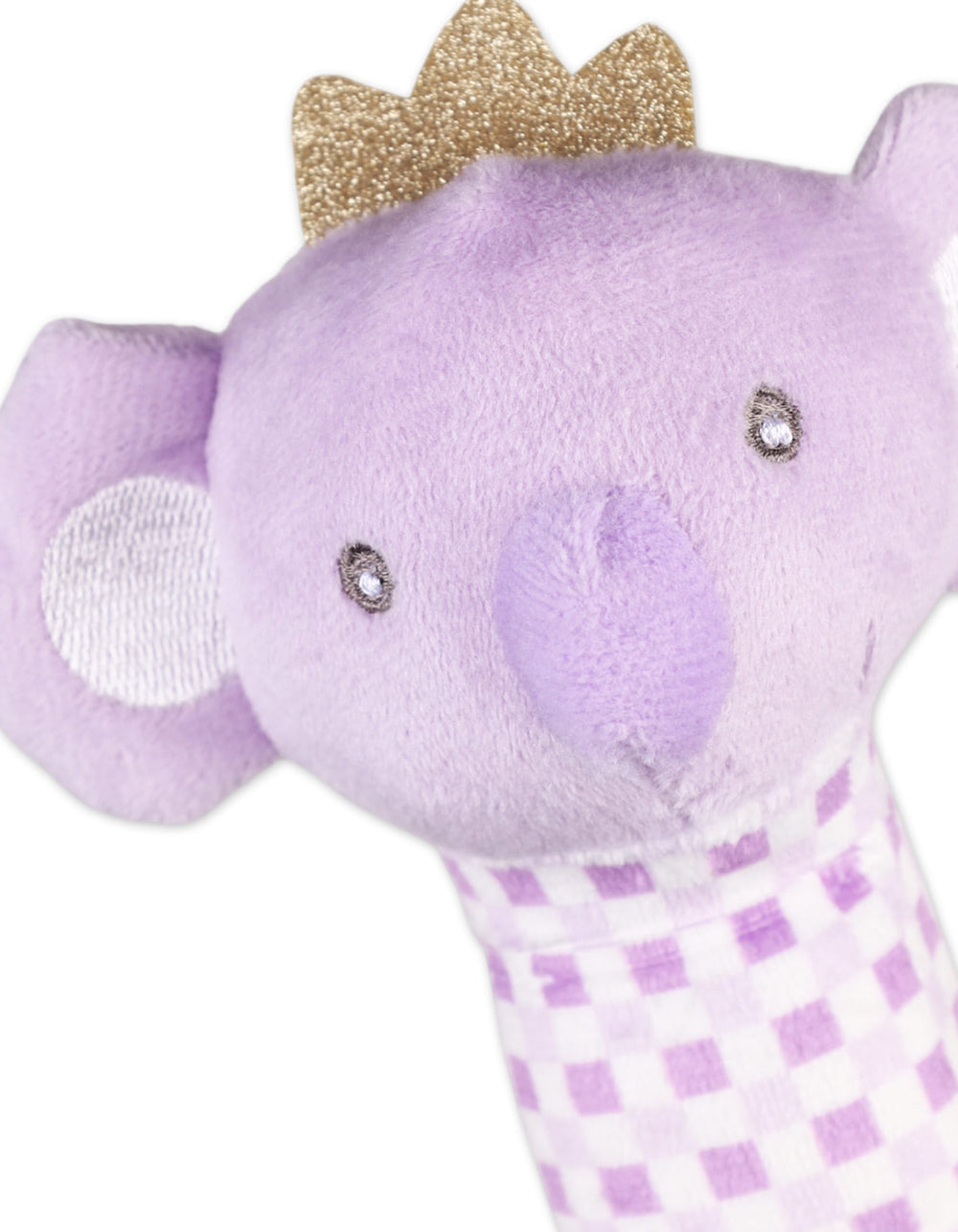 Baby Plush Rattle Toy Elephant Lilac at Zubaidas Pakistan