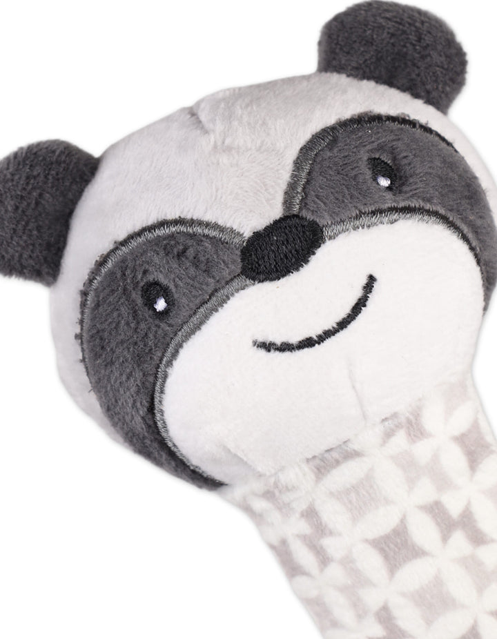 Baby Plush Rattle Toy Raccoon Grey at Zubaidas Pakistan