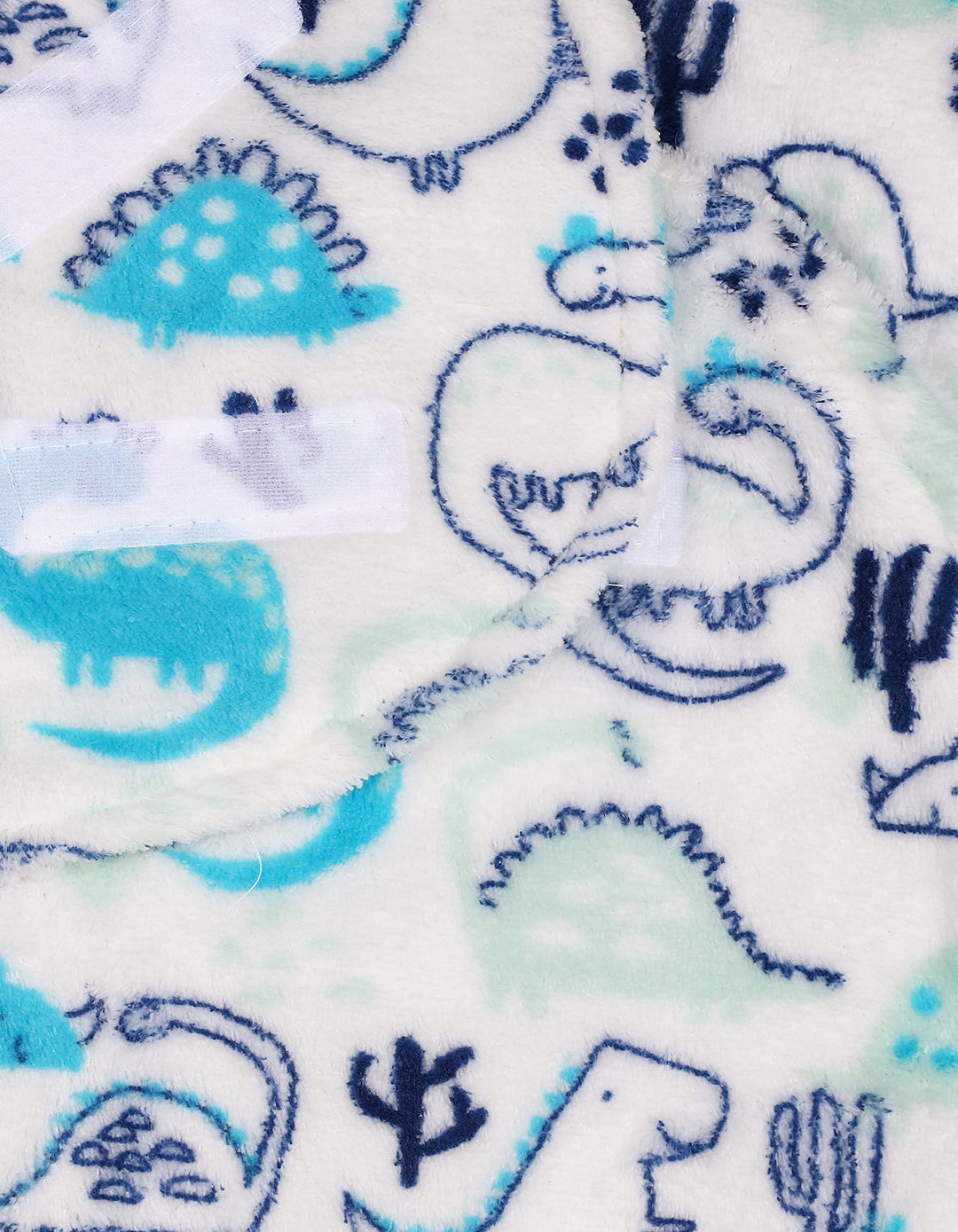 Baby Plush Swaddle Wrap with Velcro Closure Dino World at Zubaidas Official Pakistan