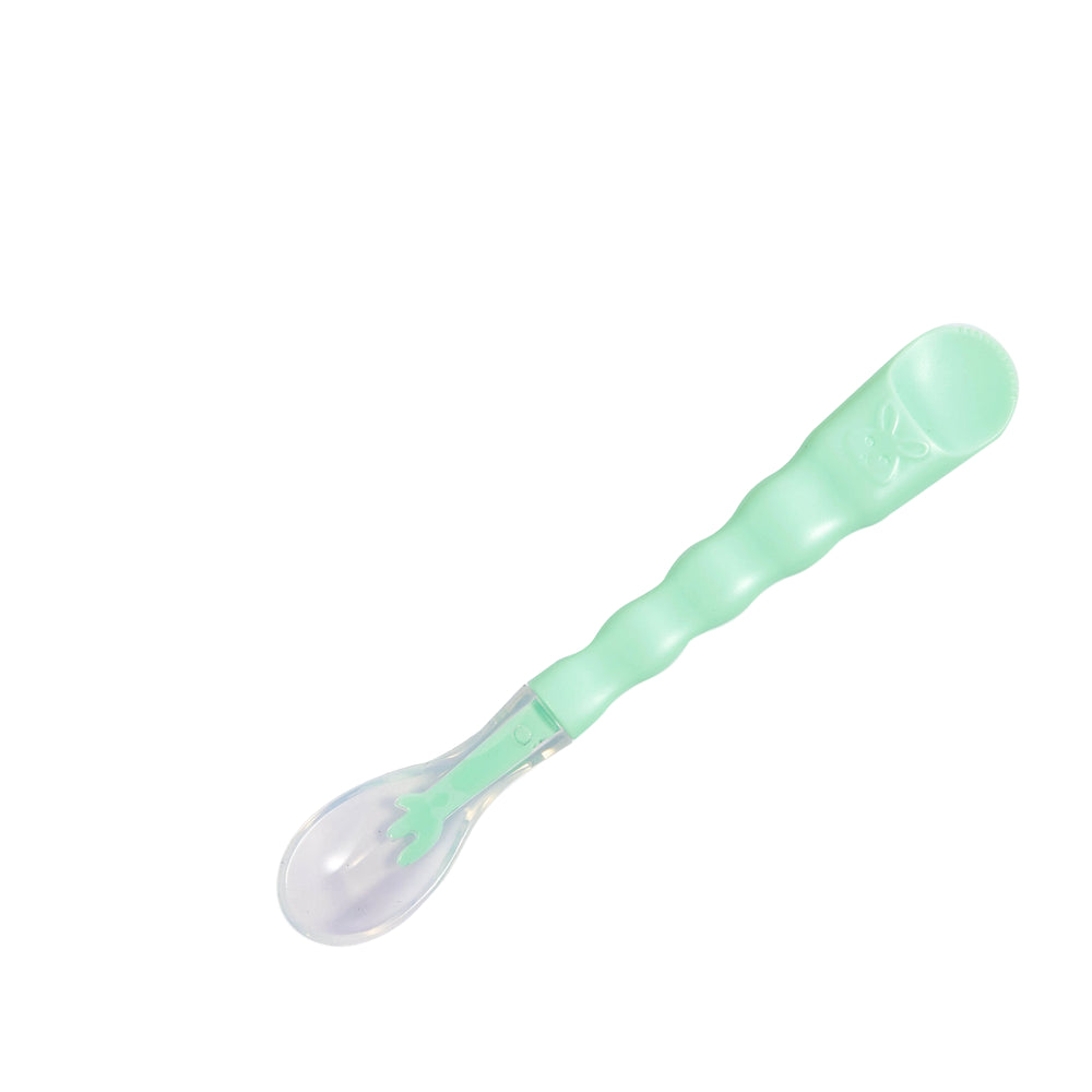 Baby Silicone Feeding Spoon 2Pcs Green at Zubaidas Official Pakistan
