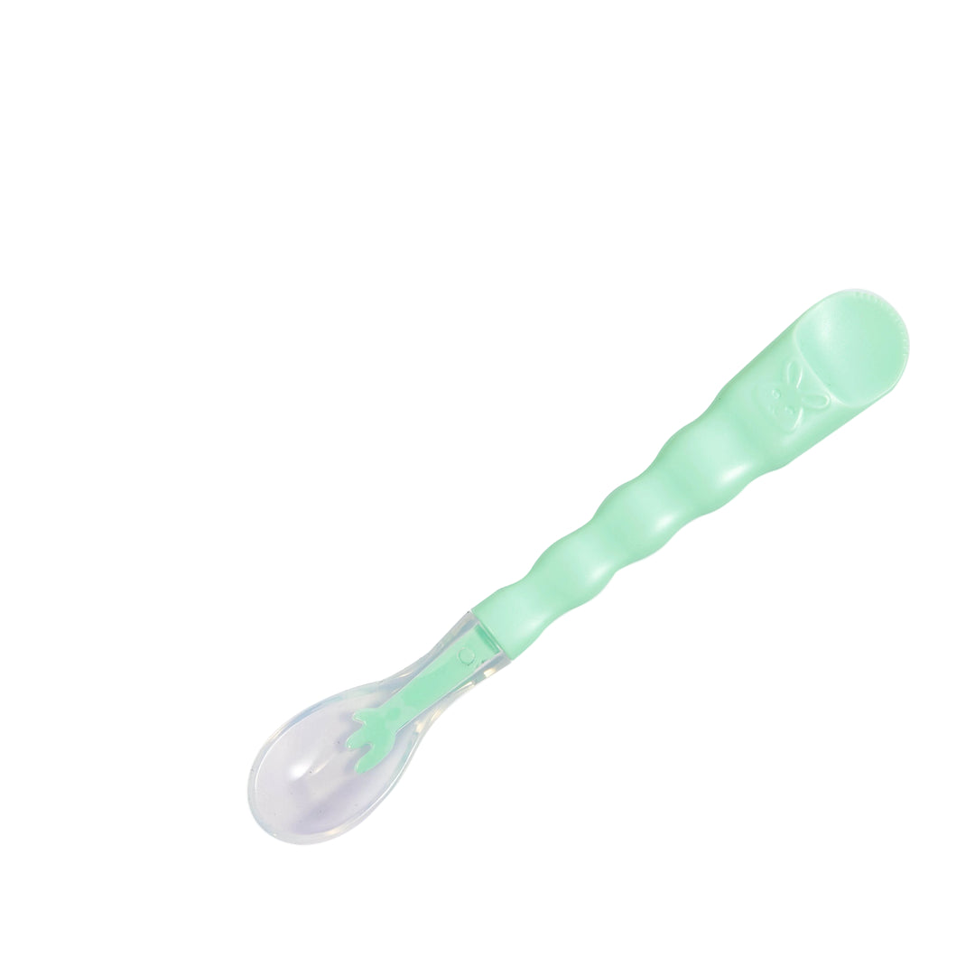Baby Silicone Feeding Spoon 2Pcs Green at Zubaidas Official Pakistan
