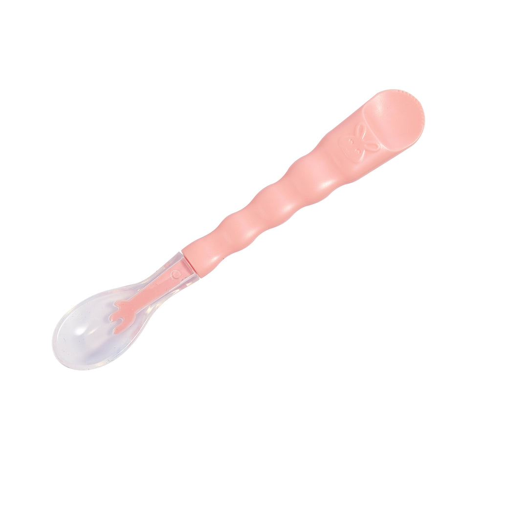 Baby Silicone Feeding Spoon 2Pcs Peach at Zubaidas Official Pakistan