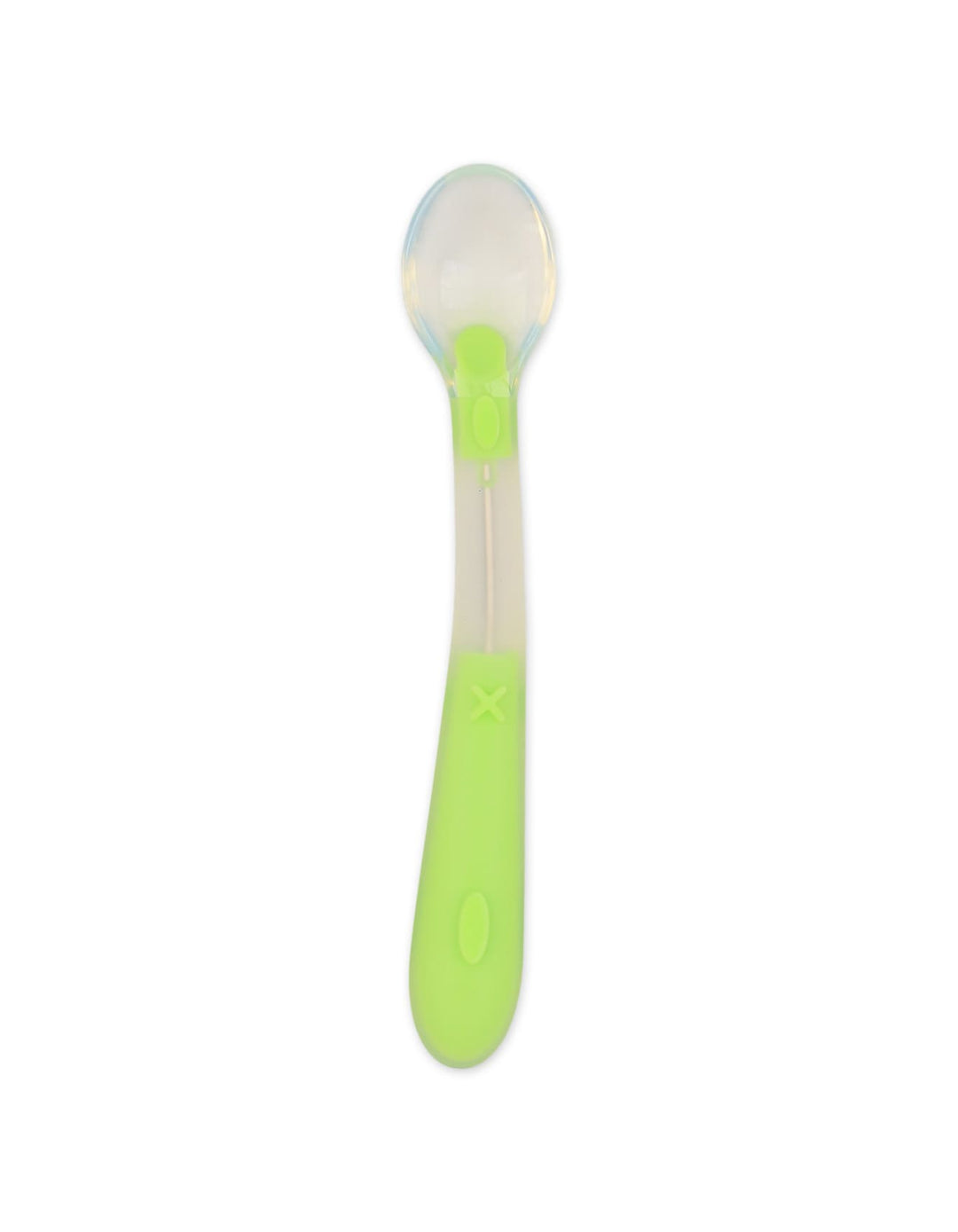 Baby Silicone Feeding Spoon Green at Zubaidas
