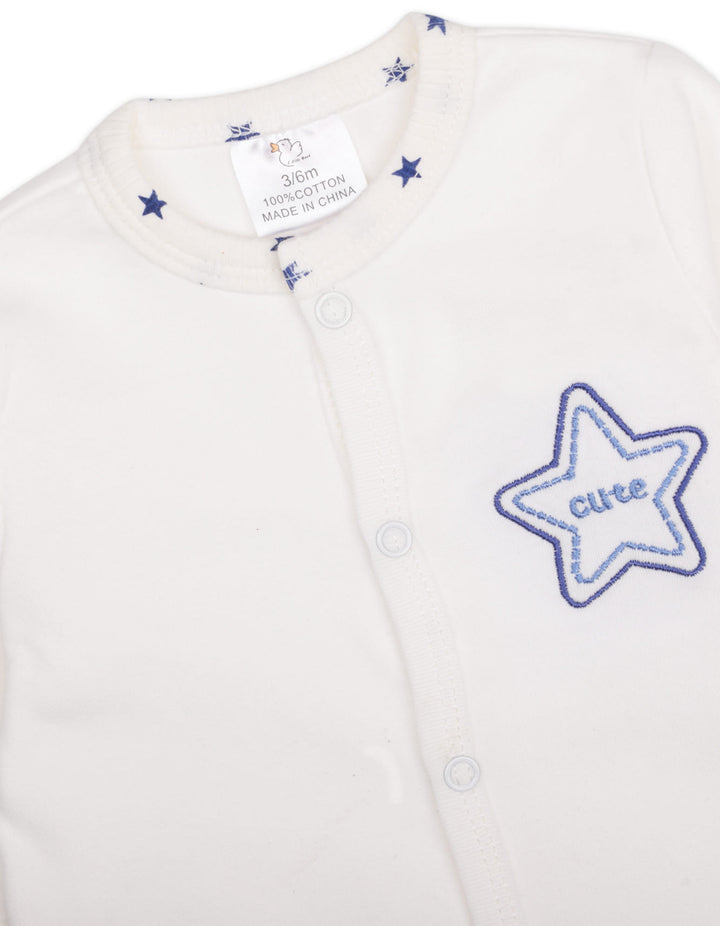 Baby Sleepsuit Pack of 3 Cute Star at Zubaidas Online Pakistan