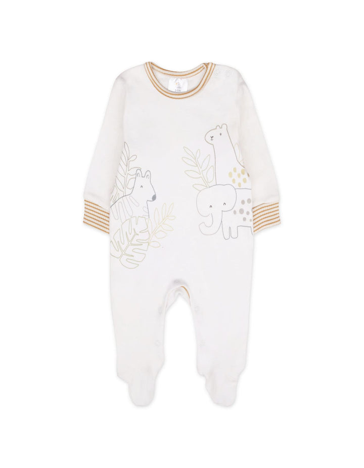 Baby Sleepsuit Pack of 3 Safari and Stripes at Zubaidas Best Online Baby and Kids Store in Pakistan