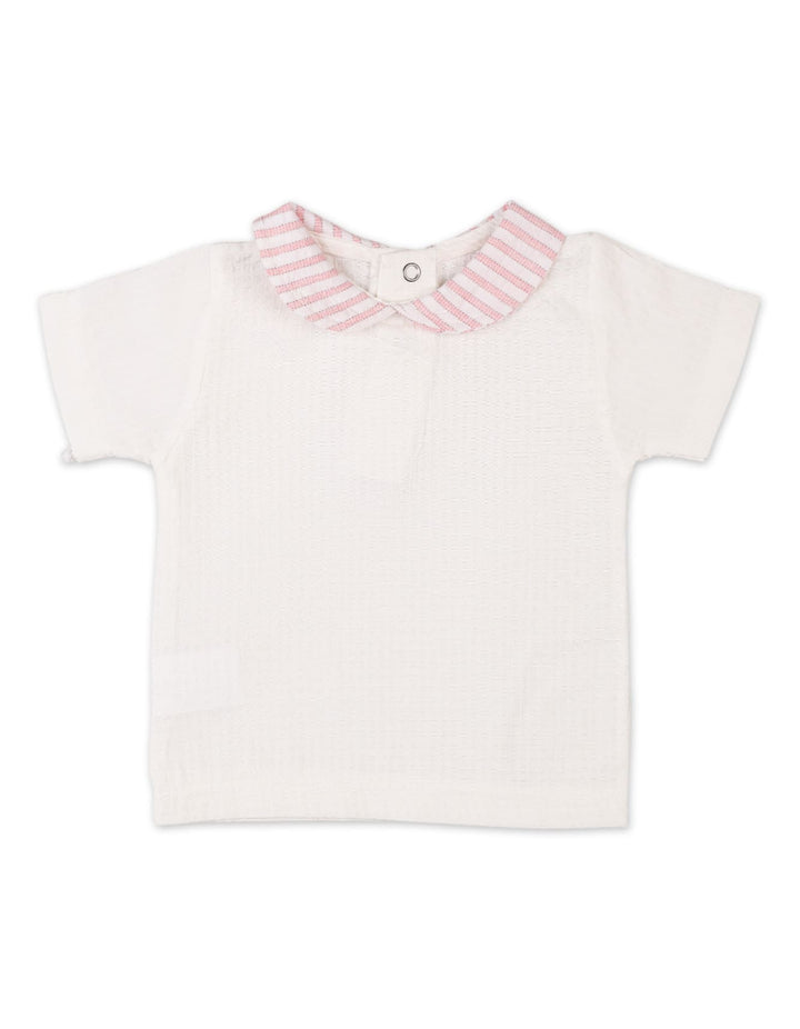 Baby Summer Bodysuit Peach Premium Turkish Collection at Zubaidas Pakistan