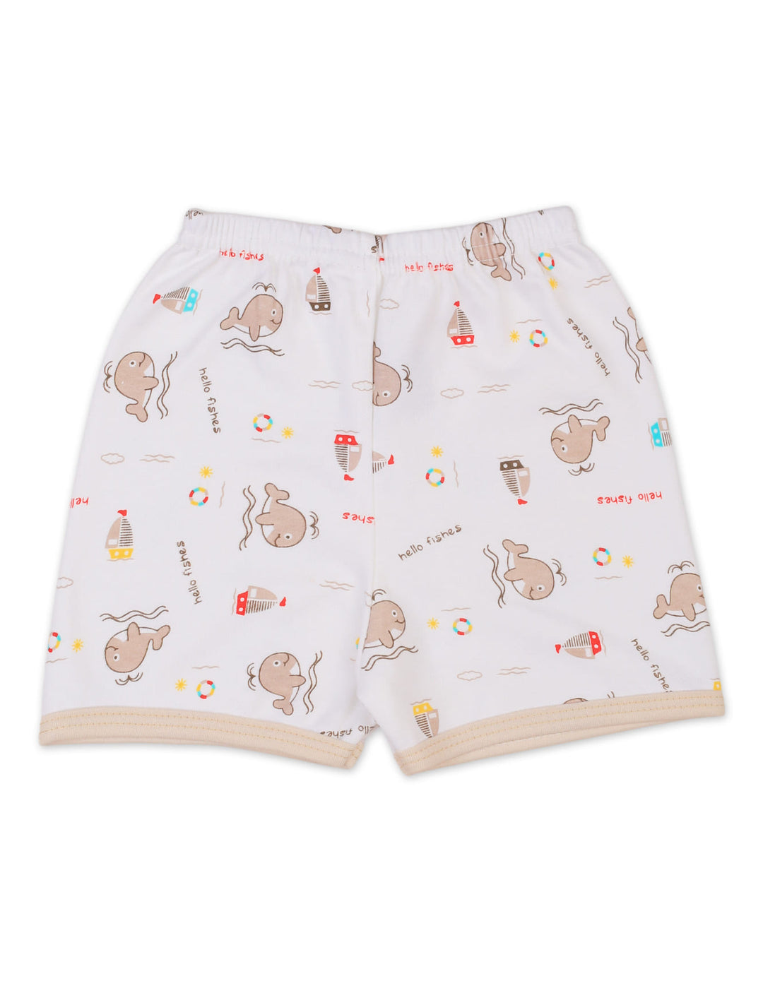 Baby Summer Co Ord Set Whale Beige at Zubaidas Best Online Baby Shop in Pakistan