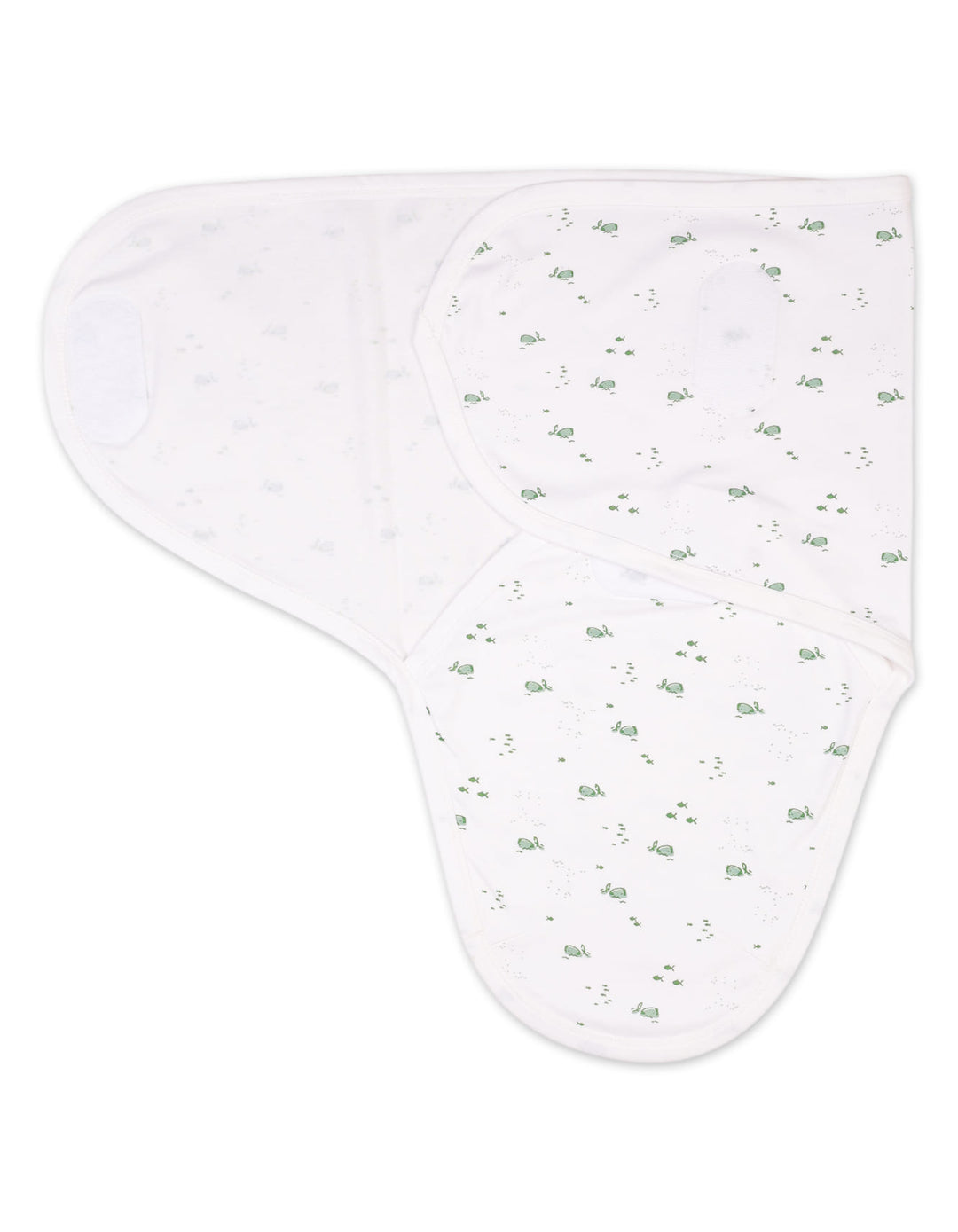 Baby Swaddling Sheet Bambies Marine Printed White at Zubaidas
