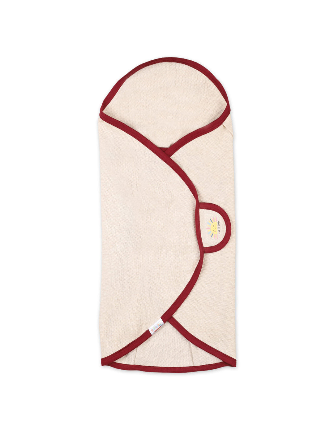 Baby Swaddling Sheet Maroon Bambies at Zubaidas