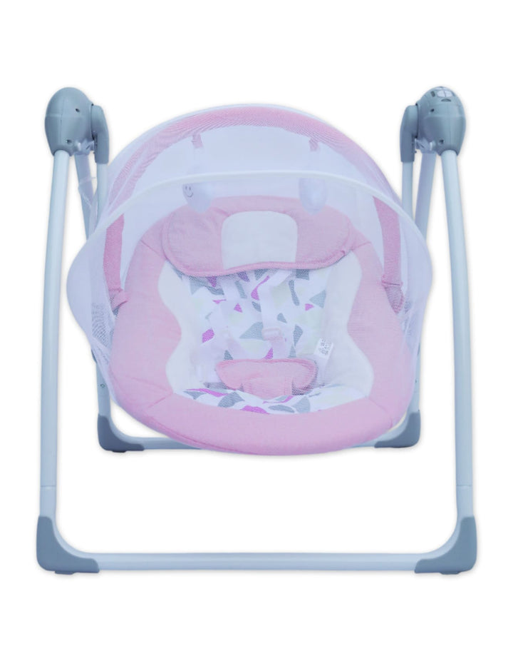 Baby Swings Seat with Electric Rocking Bambies Plush Fabric BM-SW-004 at Zubaidas 