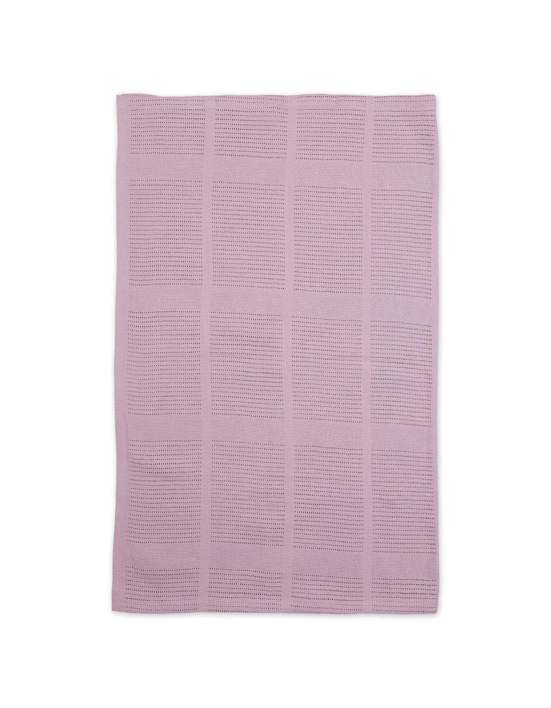 Baby Thermal Blanket Bambies Textured Block Pattern Lilac at Zubaidas Official Pakistan