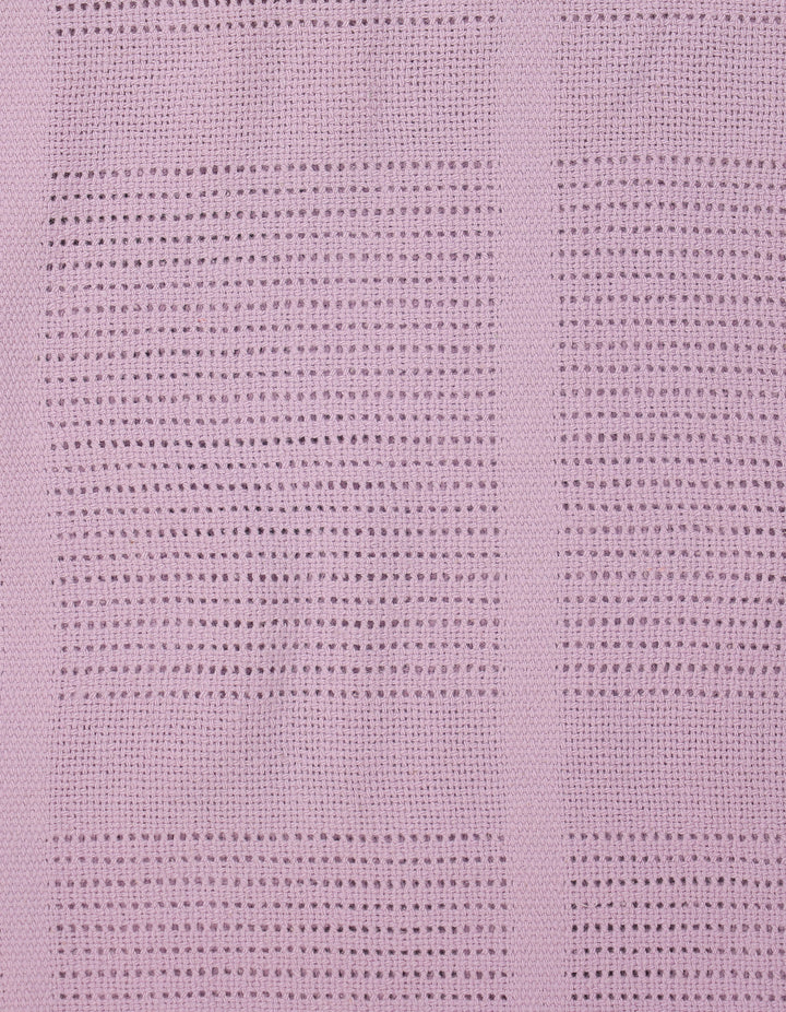 Baby Thermal Blanket Bambies Textured Block Pattern Lilac at Zubaidas Best Online Baby Store in Pakistan