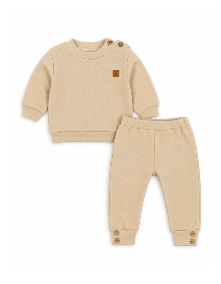 Baby Thermal Suit Set Beige at Zubaidas