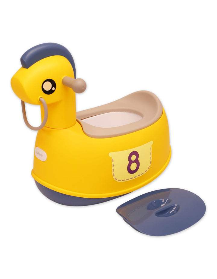 Baby Toilet Training Seats Bambies BB-BC-011 Horse Yellow at Zubaidas Online Baby Store Pakistan
