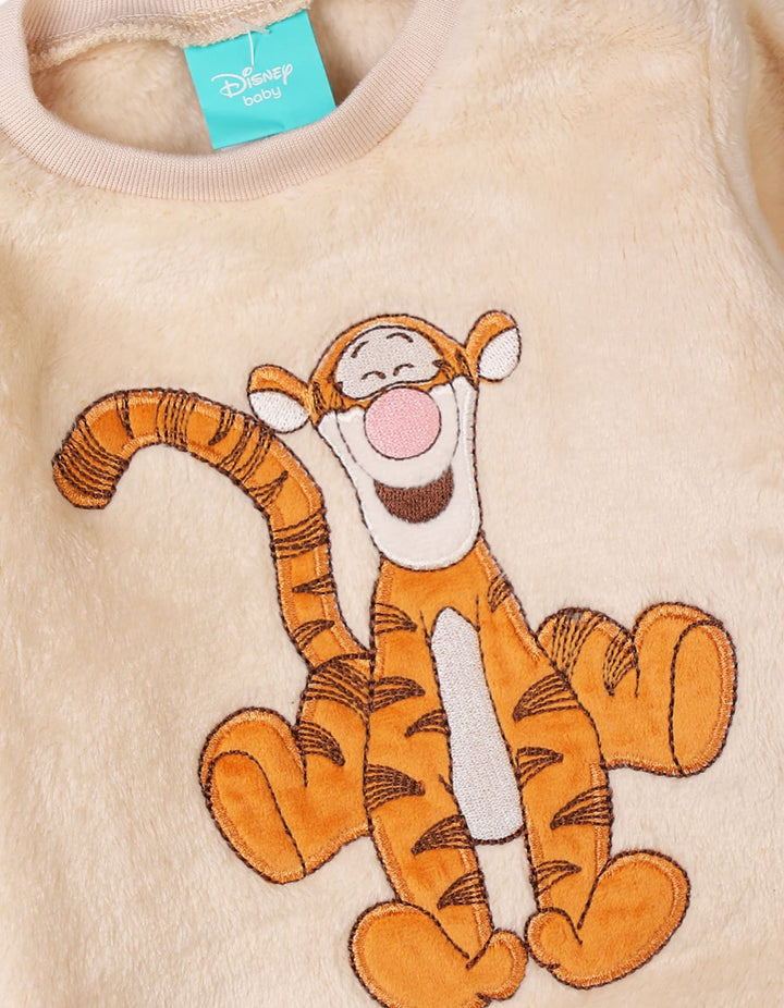 Baby Unisex Romper Bambies Tigger Tiger Cream at Zubaidas Pakistan