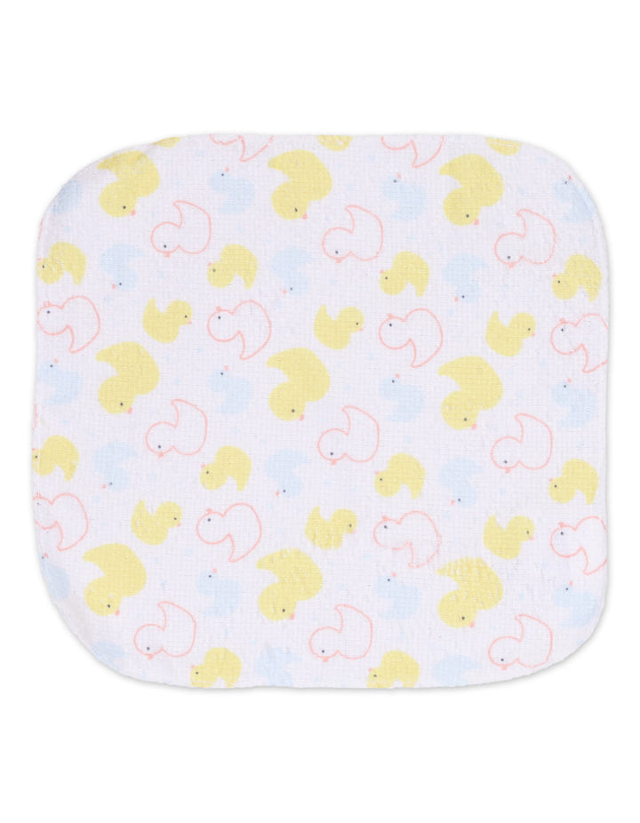 Baby Wash Cloths Pack of 12 Ducklings Multicolor at Zubaidas Most Trusted Baby Store in Pakistan