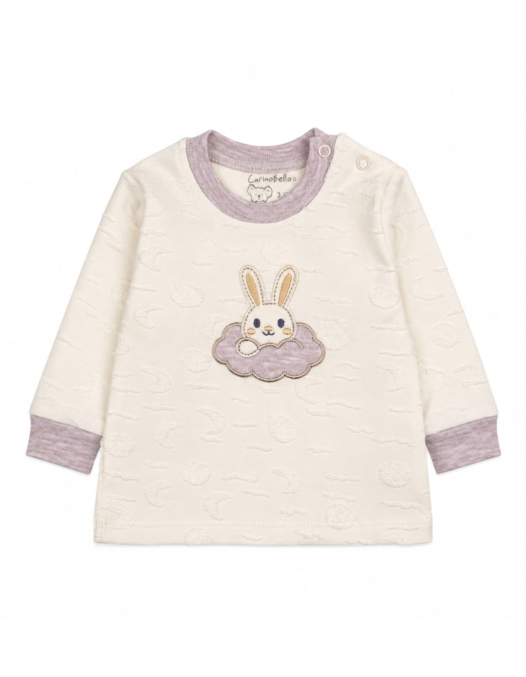Baby Winter 2 Piece Suit Set Bunny Off White and Beige at Zubaidas Online Pakistan