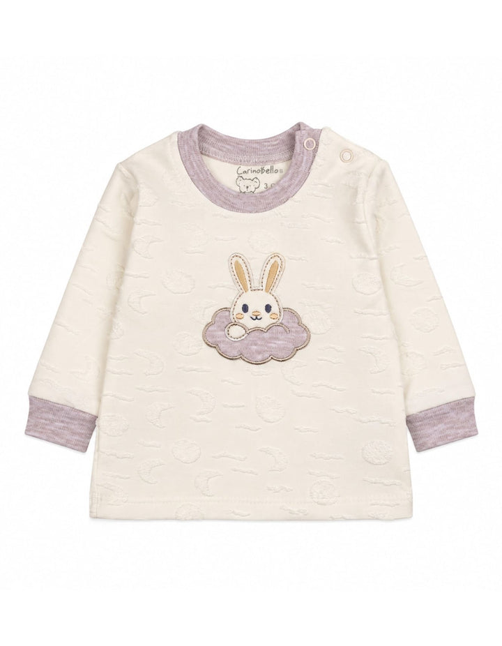 Baby Winter 2 Piece Suit Set Bunny Off White and Beige at Zubaidas Online Pakistan