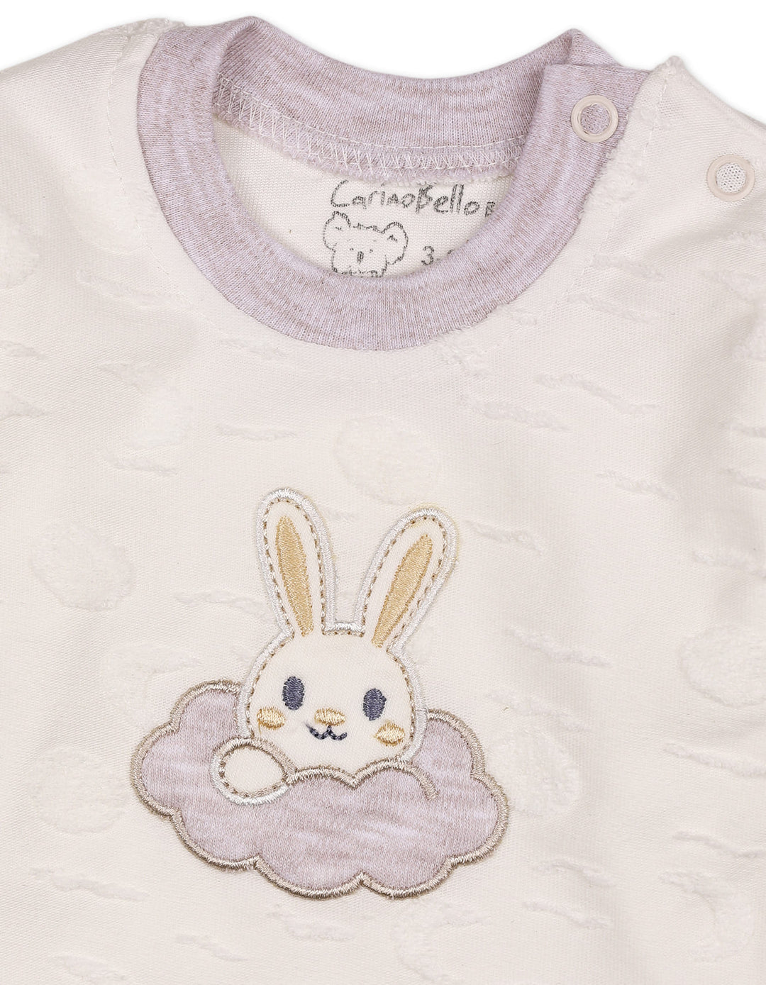 Baby Winter 2 Piece Suit Set Bunny Off White and Beige at Zubaidas Official Pakistan