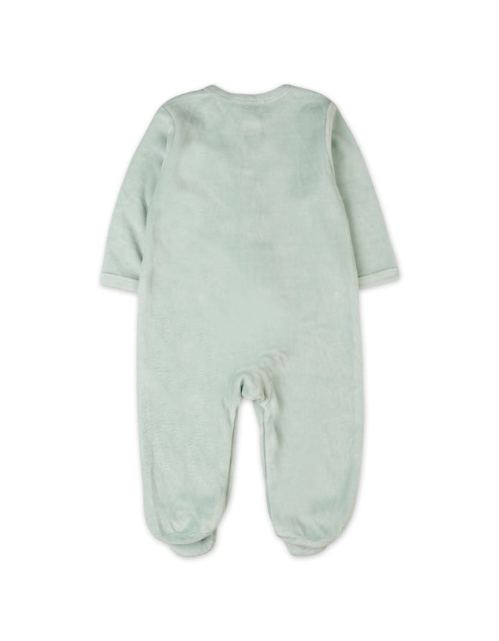 Baby Winter Clothes Bambies Car Print Footie Mint Green at Zubaidas Official