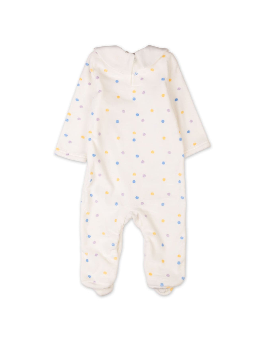 Baby Winter Outfits Bambies Pastel Polka Dot White at Zubaidas Official