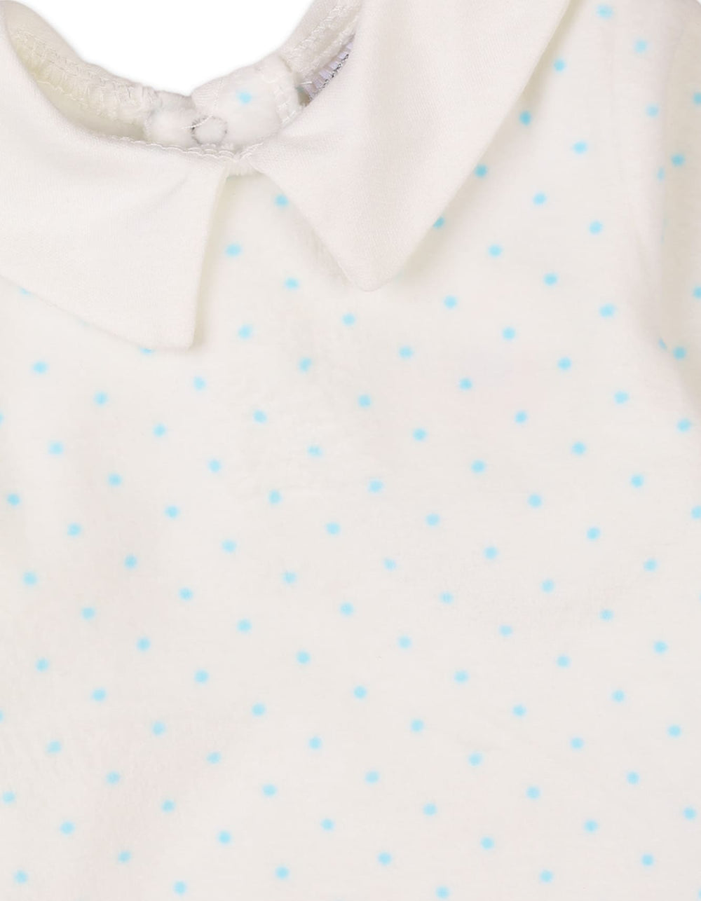 Baby Winter Outfits Bambies Polka Dot Footie White at Zubaidas Official  