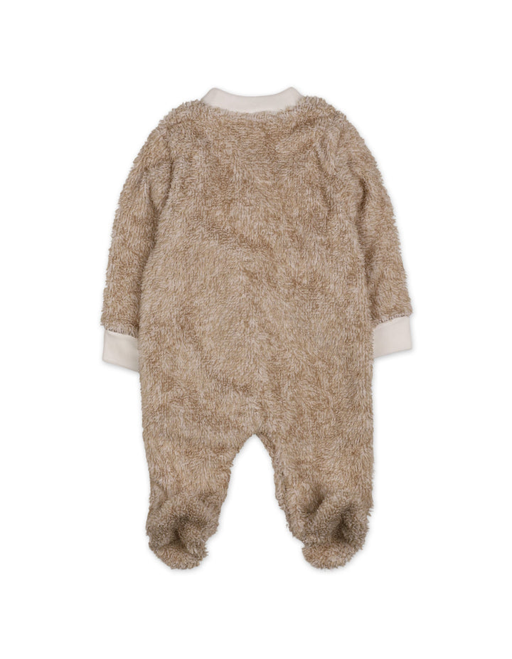 Baby Winter Sleep Suit with Cap Crown and Cloud Beige at Zubaidas Best Online Baby Kids and Moms Store in Pakistan