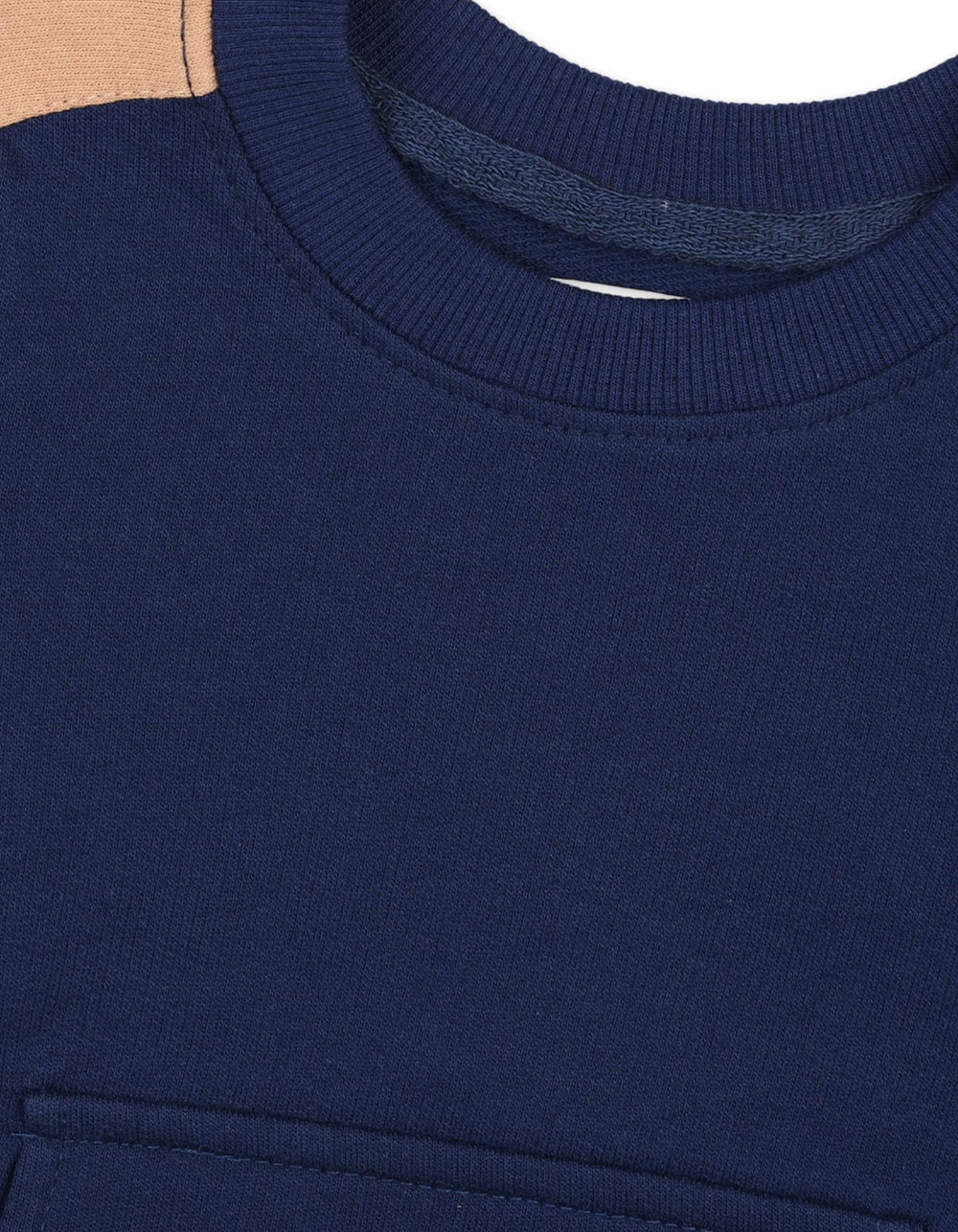 Baby Winter Sweatshirt Bambies Kangaroo Pocket Navy Blue at Zubaidas Pakistan best baby store