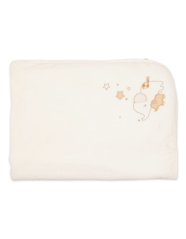 Baby Wrapping Sheet Bambies Elephant and Stars Off White at Zubaidas Online Pakistan