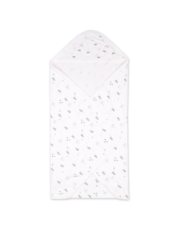 Baby Wrapping Sheet Bambies Marine Printed White at Zubaidas