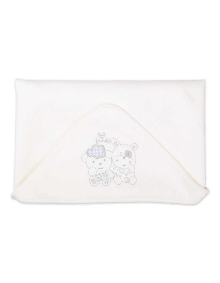 Baby Wrapping Sheet Best Friends Off White at Zubaidas Best Online Baby and Kids Store in Pakistan