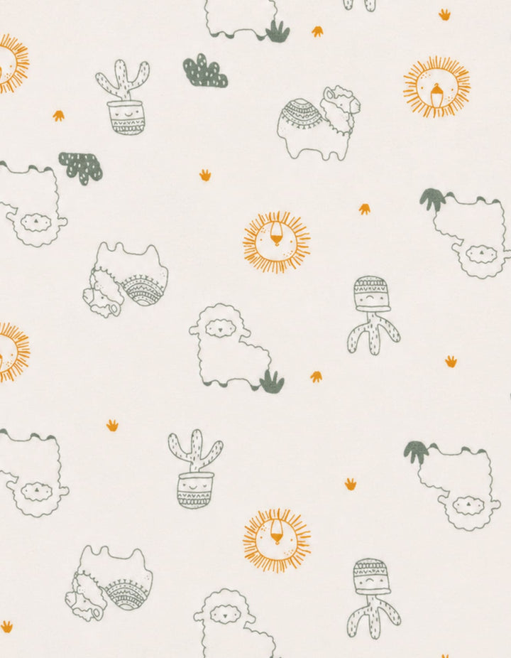 Baby Wrapping Sheet Desert Animal Off White at Zubaidas Official Pakistan