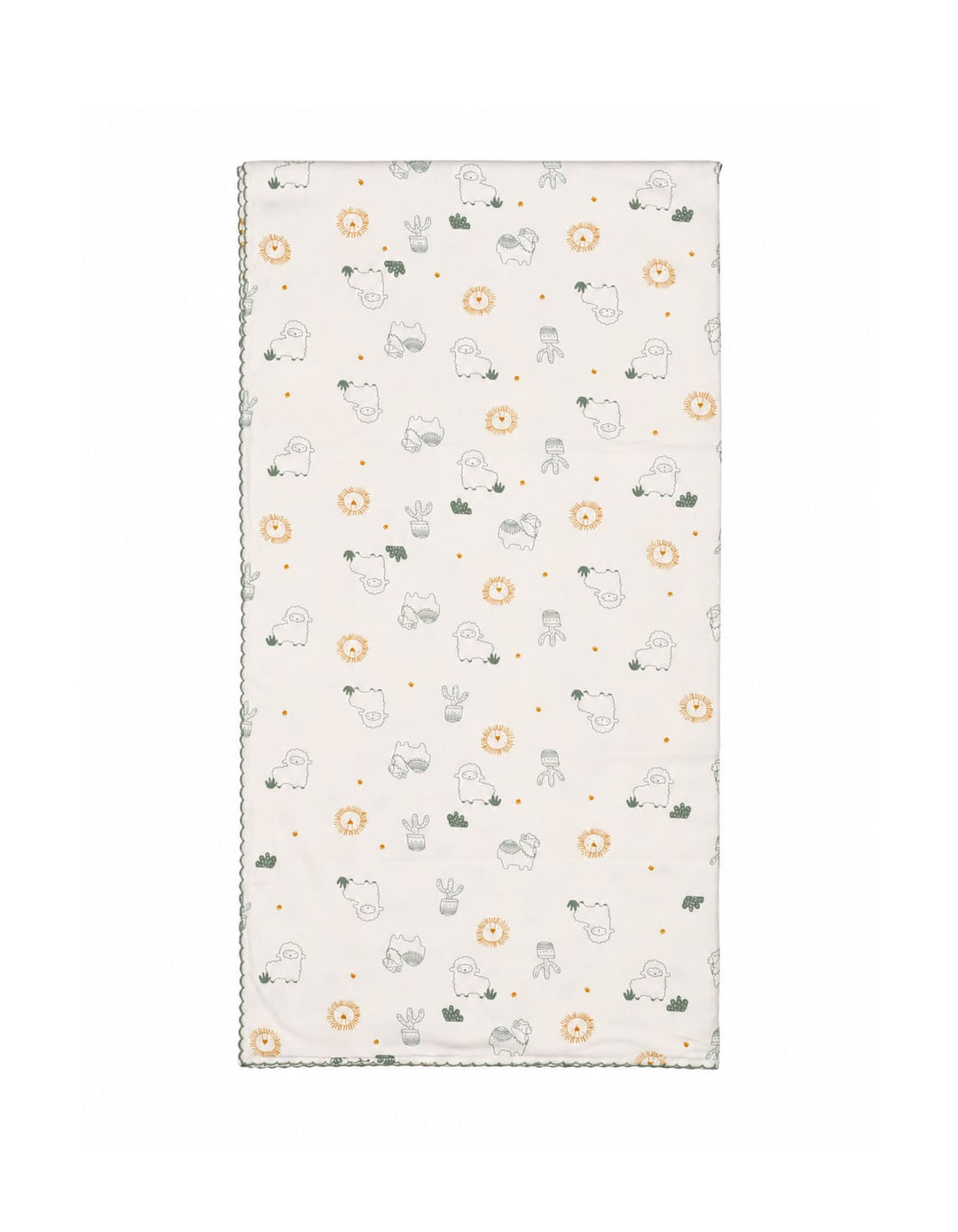 Baby Wrapping Sheet Desert Animal Off White at Zubaidas
