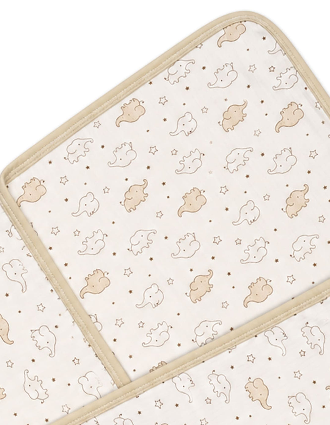 Baby Wrapping Sheet Elephant Off White and Beige at Zubaidas Official Pakistan