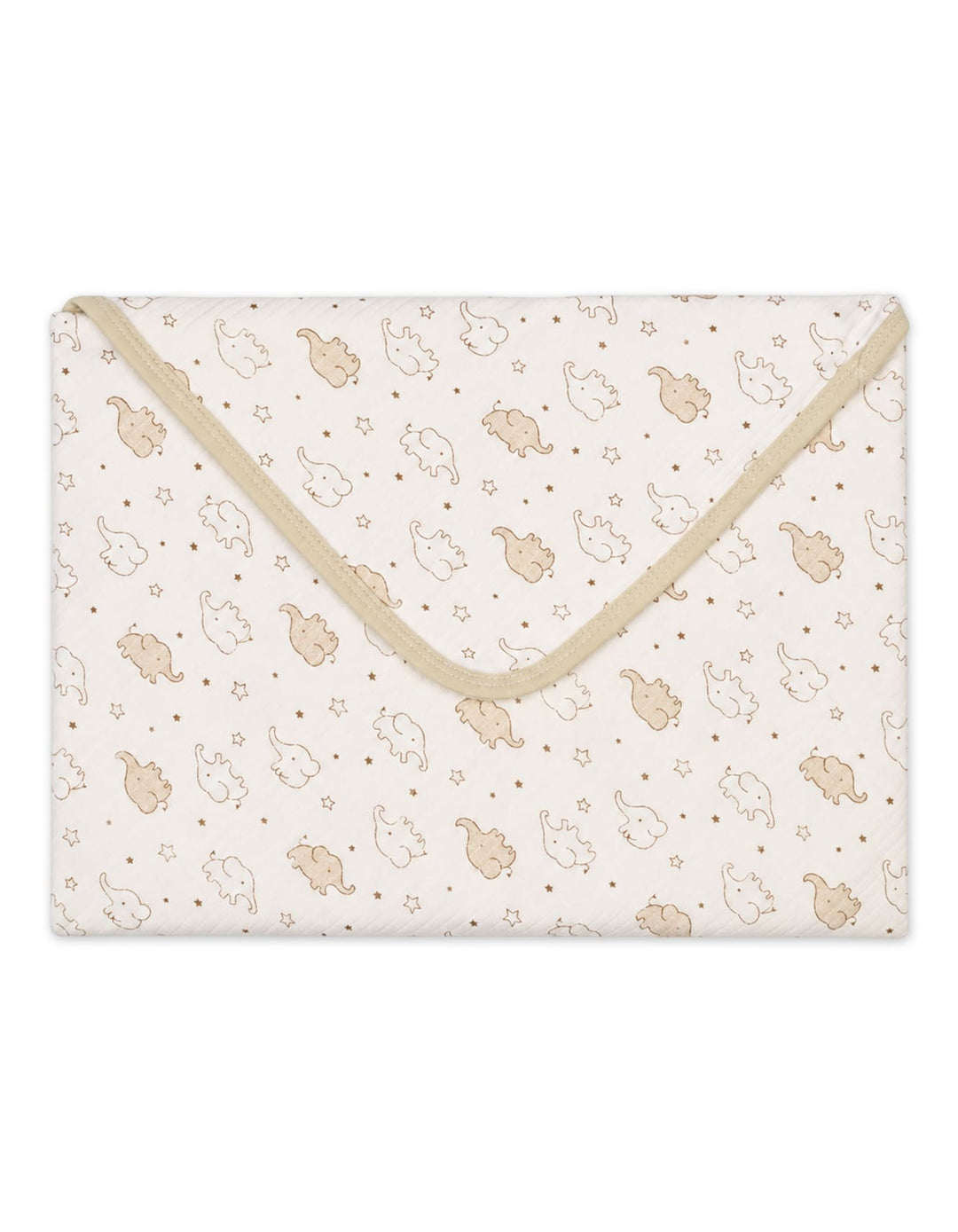 Baby Wrapping Sheet Elephant Off White and Beige at Zubaidas Best Online Baby and Kids Store in Pakistan