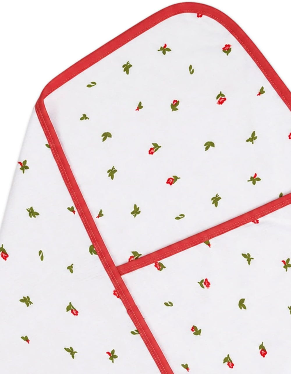 Baby Wrapping Sheet Floral White and Red at Zubaidas Official Pakistan