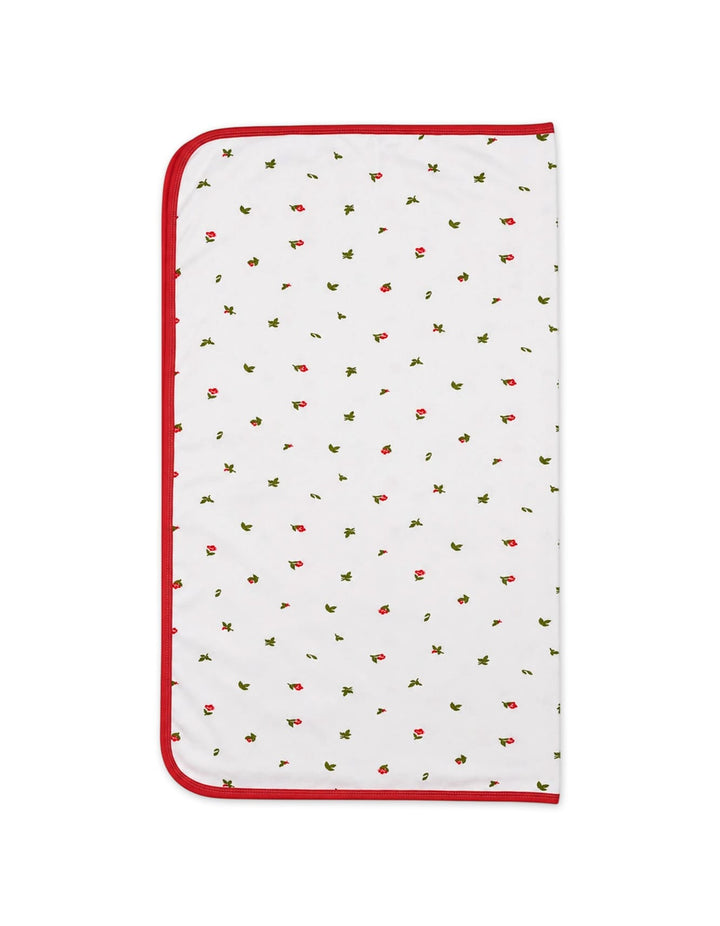 Baby Wrapping Sheet Floral White and Red at Zubaidas Online Pakistan