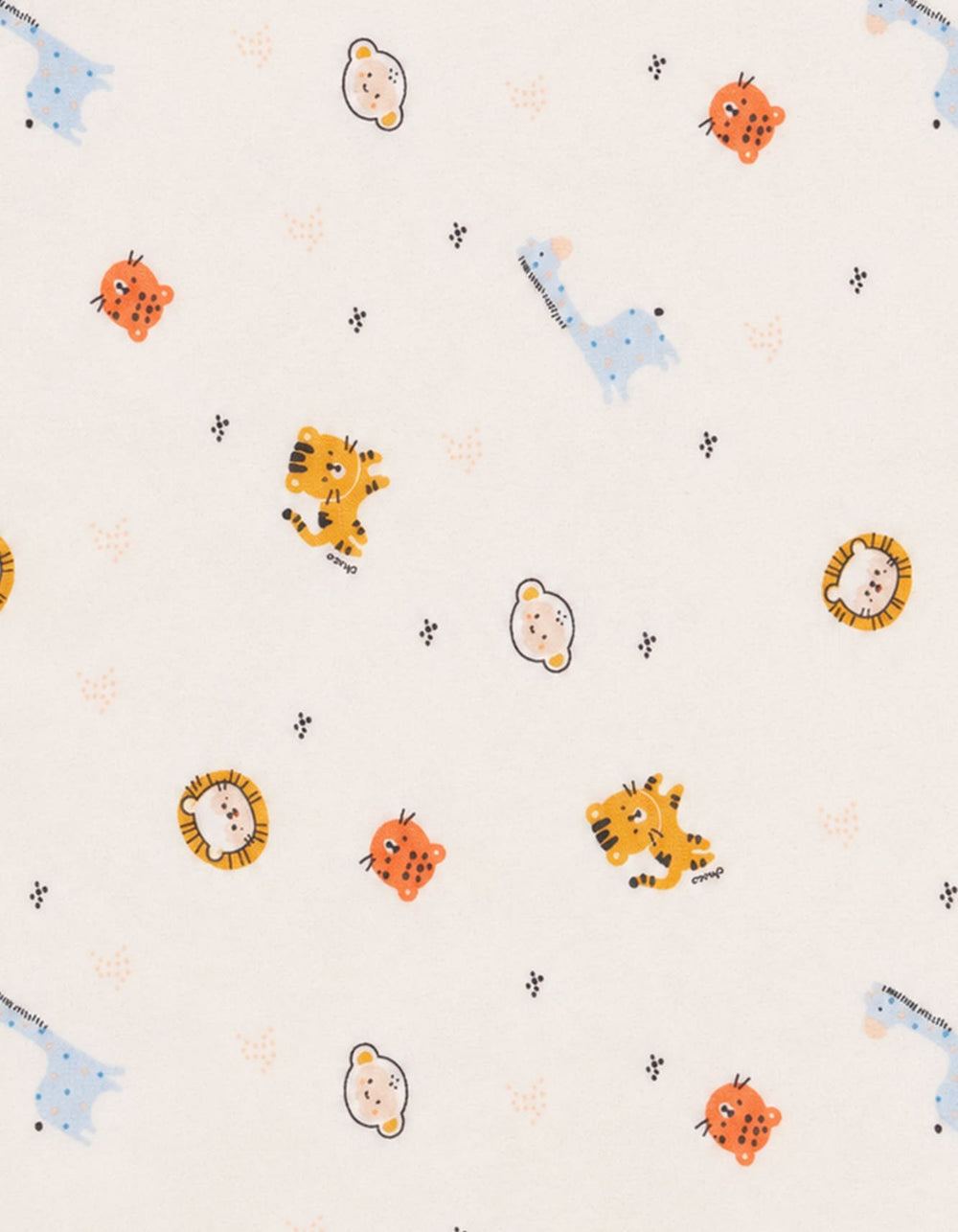 Baby Wrapping Sheet Safari Animal Off White at Zubaidas Official Pakistan