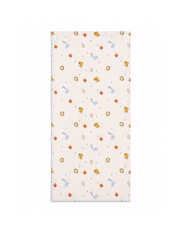 Baby Wrapping Sheet Safari Animal Off White at Zubaidas