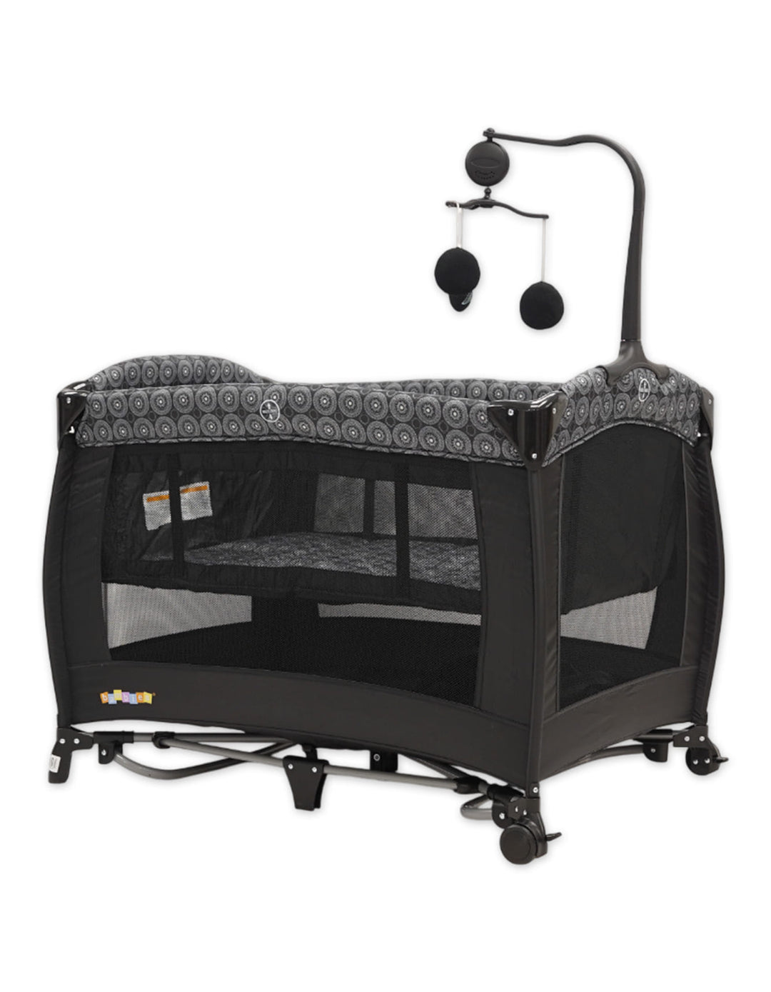 Bambies 2-in-1 Portable Cribs with Rocking Feature Circle Edition at Zubaidas