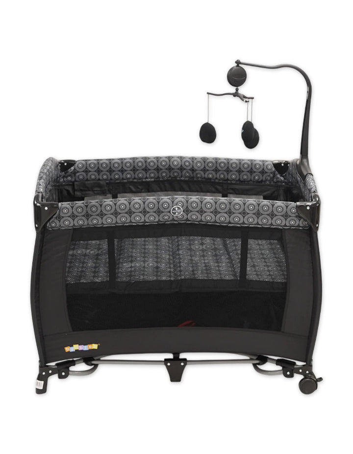 Bambies 2-in-1 Travel Cots with Rocking Feature Circle Edition at Zubaidas