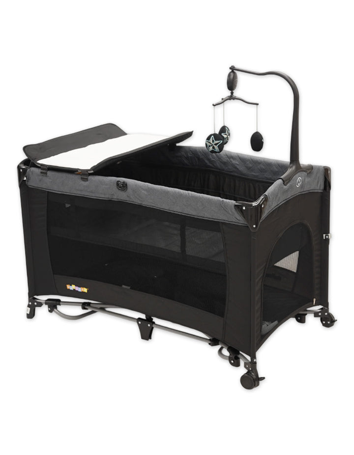 Bambies 3-in-1 Premium Playards with Drop Side, Changing Station and Rocking at Zubaidas