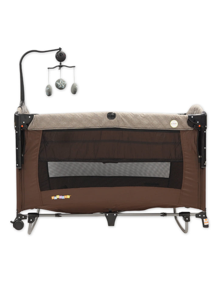 Bambies 3-in-1 Premium Portable bassinets with Drop Side, Changing Station and Rocking at Zubaidas