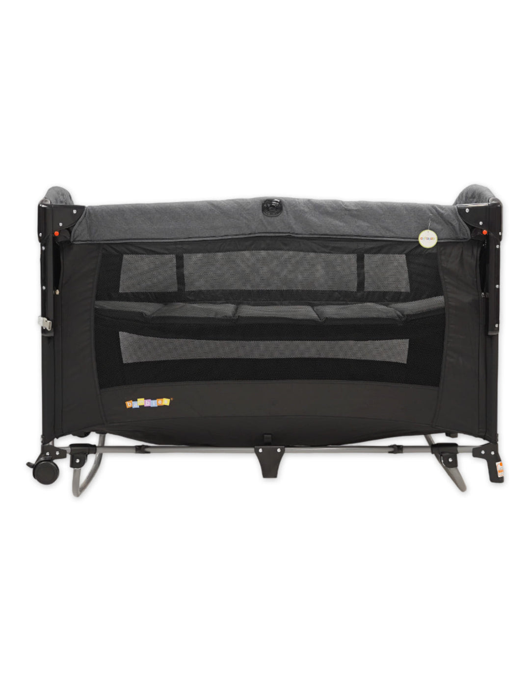 Bambies 3-in-1 Premium Portable Bassinets with Drop Side, Changing Station and Rocking at Zubaidas