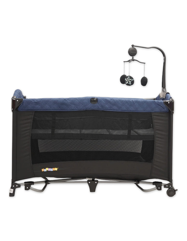 Bambies 3-in-1 Premium Portable Cribs with Drop Side, Changing Station and Rocking at Zubaidas