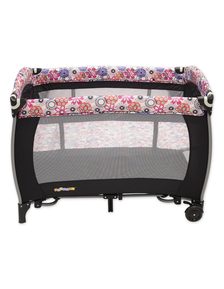 Bambies 4-in-1 Deluxe Travel Cribs with Bassinet, Changing Station and Rocking at Zubaidas
