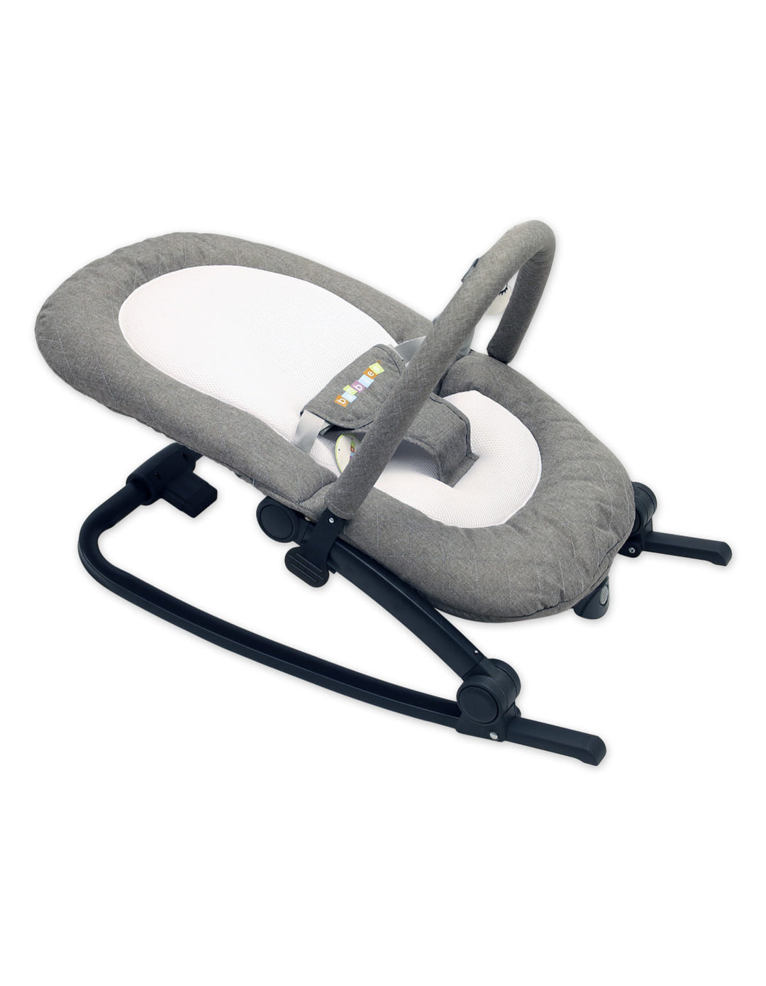 Bambies Baby Bouncer & Rocker with Vibrations Grey at Zubaidas