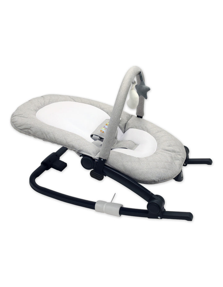 Bambies Baby Bouncer & Rocker with Vibrations Light Grey at Zubaidas Online Pakistan