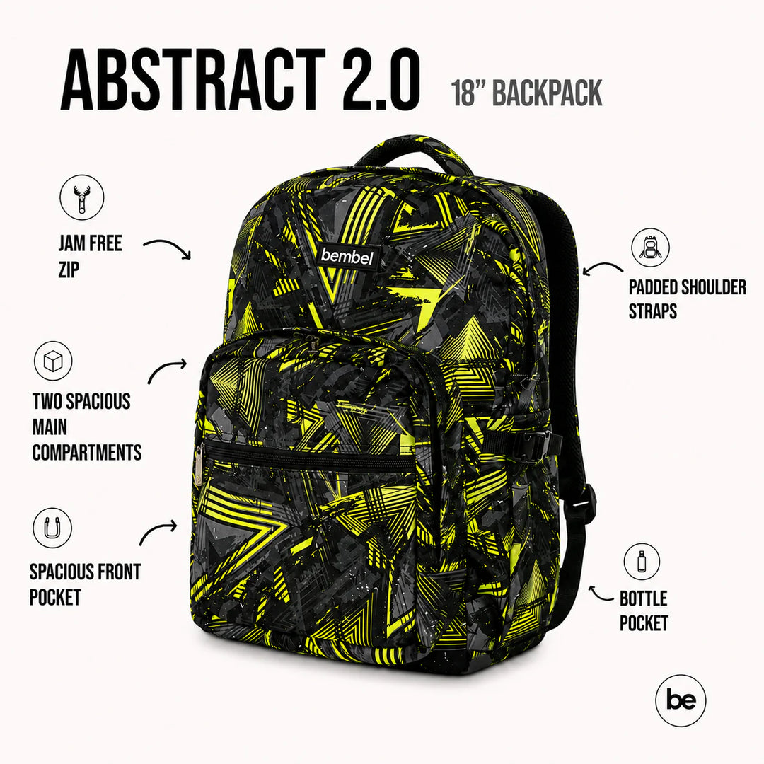 Bembel Middle School Bag Abstract 2.0 Backpack 18 inches at Zubaidas  Most Trusted Baby Store in Pakistan