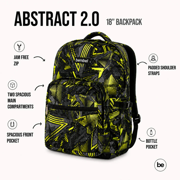 Bembel Middle School Bag Abstract 2.0 Backpack 18 inches at Zubaidas  Most Trusted Baby Store in Pakistan